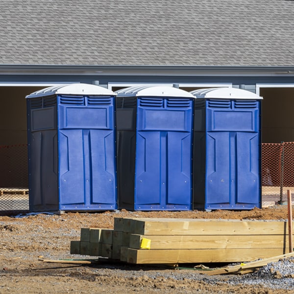 what is the expected delivery and pickup timeframe for the portable toilets in Scottsbluff NE